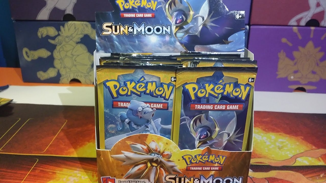POKEMON SUN MOON DOLLAR TREE BOOSTER BOX!!! (36 PACKS!) YouTube