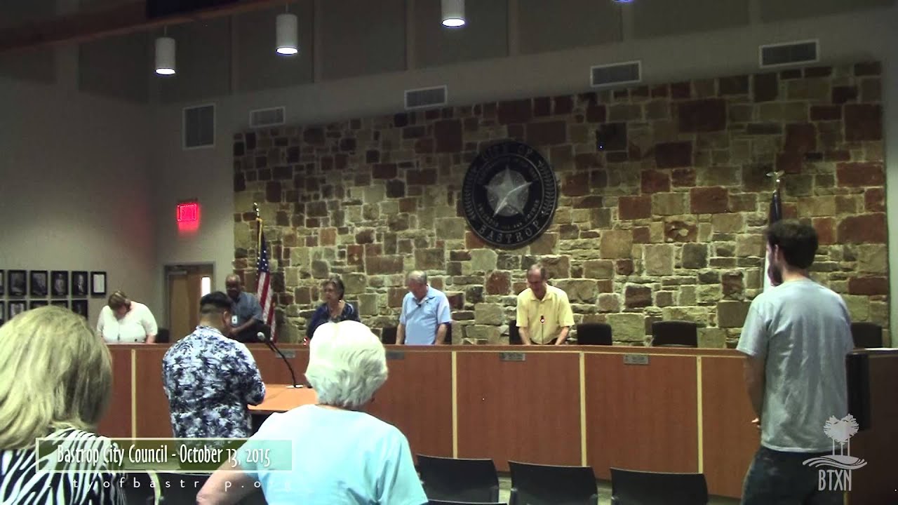 Bastrop City Council October 13, 2015 YouTube