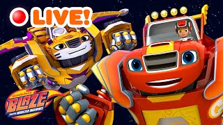 LIVE: Blaze's BEST Robot Moments MARATHON!  | Blaze and the Monster Machines ​