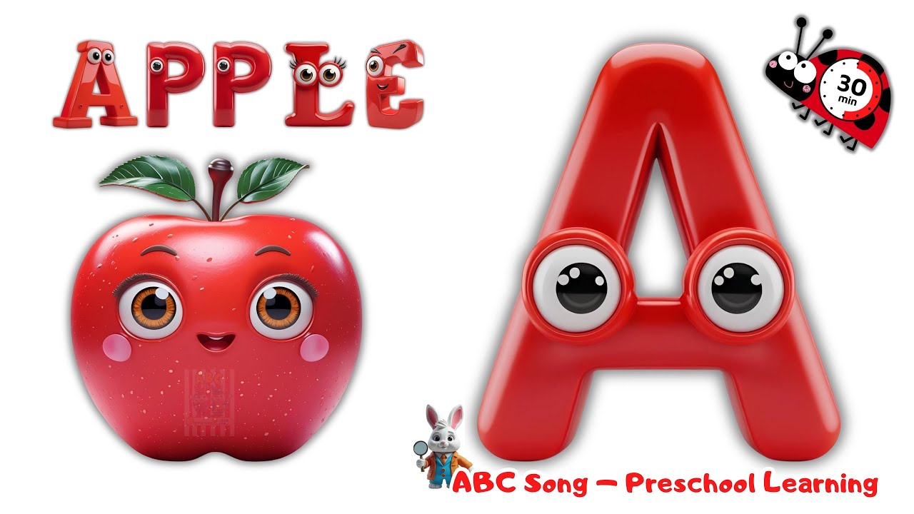 Learn ABC with Detective Bunny – Fun Alphabet Song for Kids + Free Printable