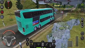 Indian Coach Bus Simulator 2020 - City Coach Bus Driving Simulator 3D - Android Gameplay