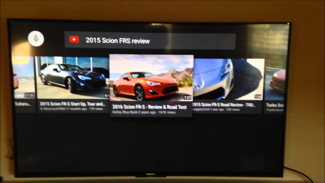 Sony 55" 4K Ultra HD TV X850C Google Search voice commands YouTube