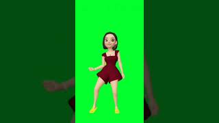 Animation Cartoon Dance #greenscreen #backgroudanimated #shorts