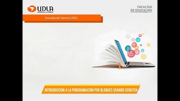 Taller Introducción a la programación por bloques usando Scratch