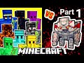 Redstone Golem Vs. Extra Golems in Minecraft Part 1