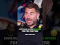 Eddie Hearn was throwing big money at PBC fighters but they stayed loyal 🫡