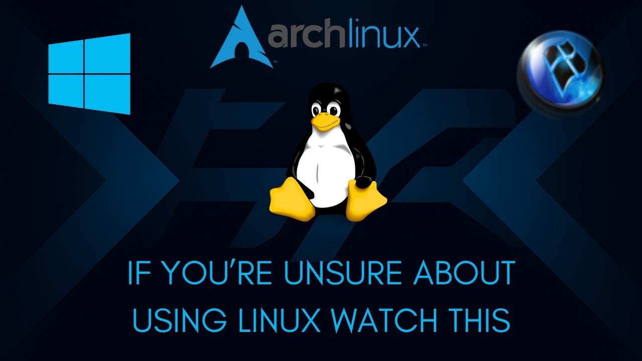 Linux Poor poor beginner trying linux for 30 days arch btw - YouTube
