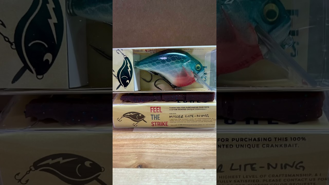 Custom Crankbait Lures | Giveaway | Bass Fishing  