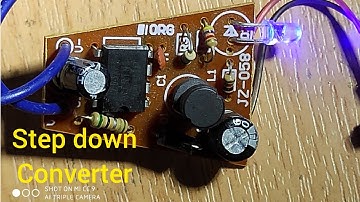 Step down converter from car charger with mc34063  from 40 volt in to 1 volt 0,2 Amps!