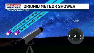 First Alert A New Moon This Week Offers Optimal Viewing Of Orionid Meteor Shower