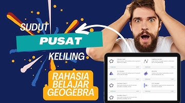 Sudut Pusat dan Sudut Keliling Lingkaran #geogebra #geogebratutorial #geogebraonline