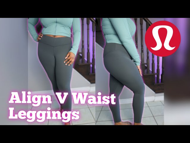 REVIEW ON THE V WAIST ALIGN LEGGINGS FROM LULULEMON #momsoftiktok #The