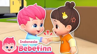 Menyapa Tetangga Baru, Minjee! | Lagu Anak | Bebefinn Indonesia