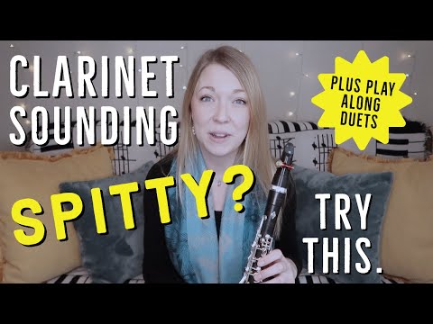 Sounding spitty? Try this embouchure tip! Plus 3 Easy Duet Play-Alongs for Embouchure Strength!