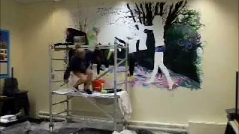 AGS wall mural by Holly Clifford
