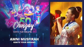 Amni Musfirah - Ignite Your Dreams | Chingay 2022 #OurChingay50