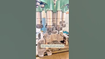 CNC drilling with multi axis tapping