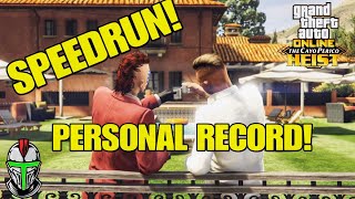 SPEEDRUN CAYO PERICO HEIST PERSONAL RECORD! SOLO! GTA Online