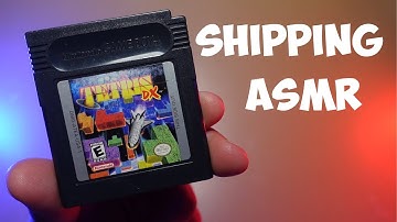 How I ship Tetris DX for Game Boy Color - ebay Shipping Boxing - ASMR