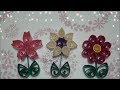 【DIY】画用紙でくるくる可愛いペーパーフラワーの作り方　How to Make a Cute Paper Flower Surrounded by Drawing Paper