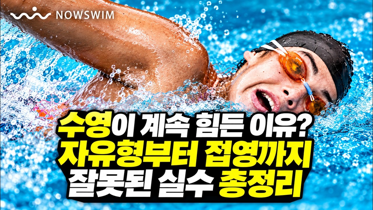 나도 모르게 하고 있는 수영 실수｜자유형 배영 평영 접영 핵심 실수 모음