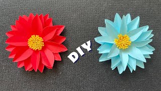 Easy Paper Flowers How to Make Flower From Colour Paper