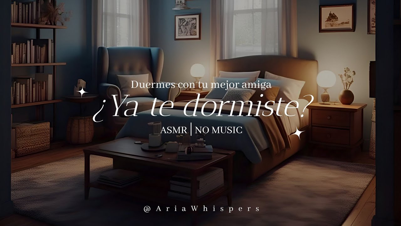 🌱 ASMR︱Roleplay; Duermes con tu mejor amiga (F4F)︱Aria ASMR
