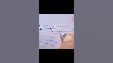 Letter C in capital and small cursive writing #handwriting #cursivewriting