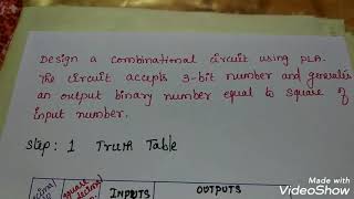 PLA Design problem#4 | Tamil