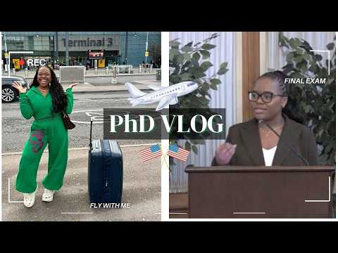 the final step ... Fly With Me To America to DEFEND MY PhD: The Biggest Day of My Life