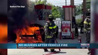 No Injuries Reported in Bedford County Vehicle Fire