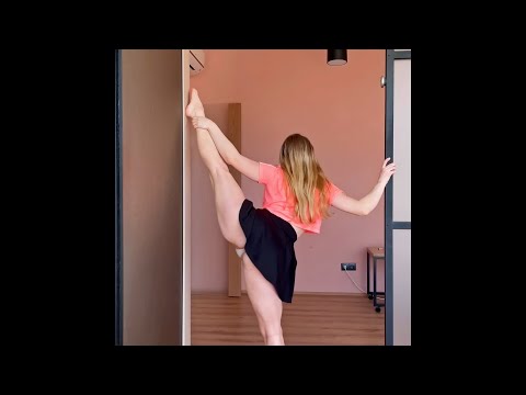 Flexible Yoga Stretching Split
