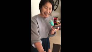 自宅から生中継という経験 奥山佳恵 てきとう 絵日記