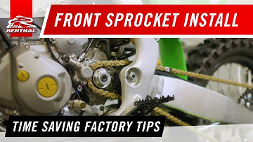 How to install Renthal Ultralight Front Sprocket • Renthal Tech Tips