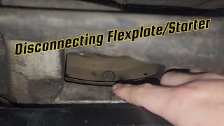 Disconnecting Flexplate / Starter / Motor Mounts | INFINITI M45 VK45DE