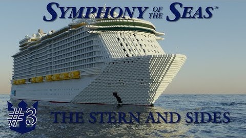 Minecraft: Symphony of the Seas Tutorial! | Part 3 - Sides and Stern!