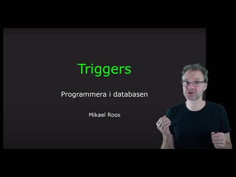 Video: Vad är triggers och lagrade procedurer i SQL?