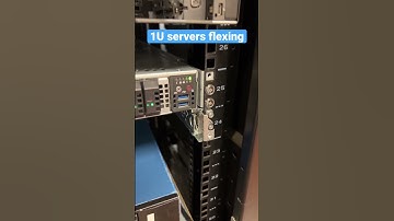 The boot noises of modern 1U servers are getting strangely loud.