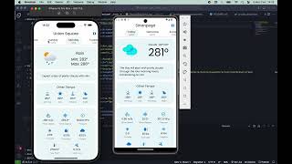 A Flutter Weather App leverages the OpenWeatherMap API to fetch real-time weather data