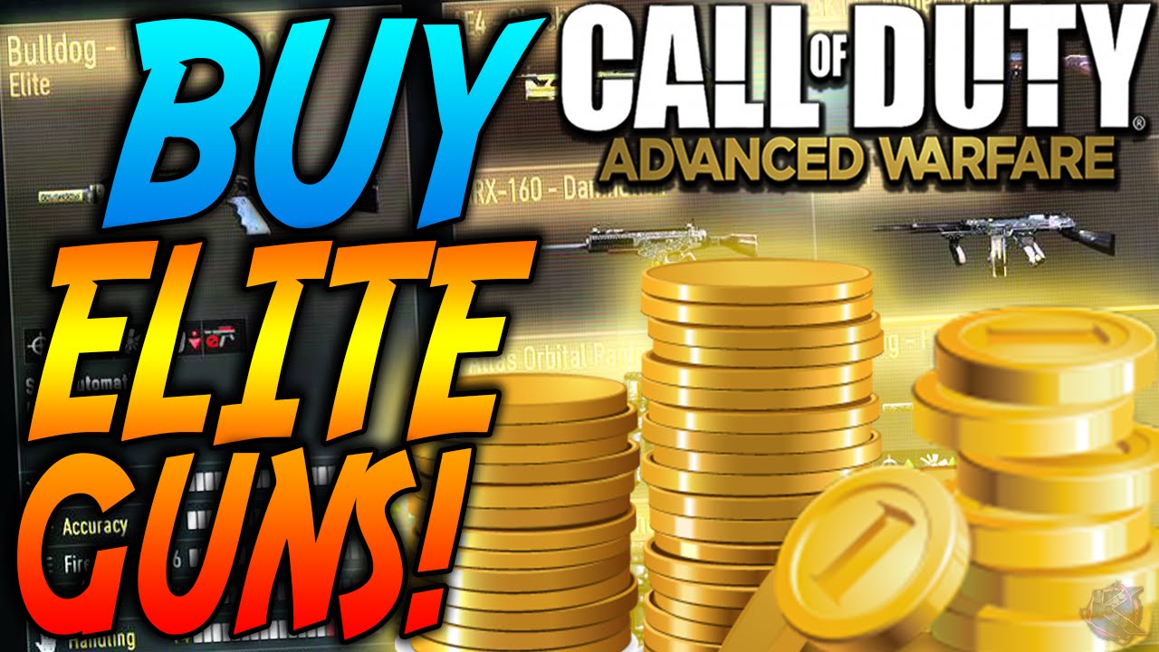 SUPPLY CREDITS IN ADVANCED WARFARE - BUY & TRADE "ELITE" GUNS IN MARKETPLACE! (Supply Drop Credits)