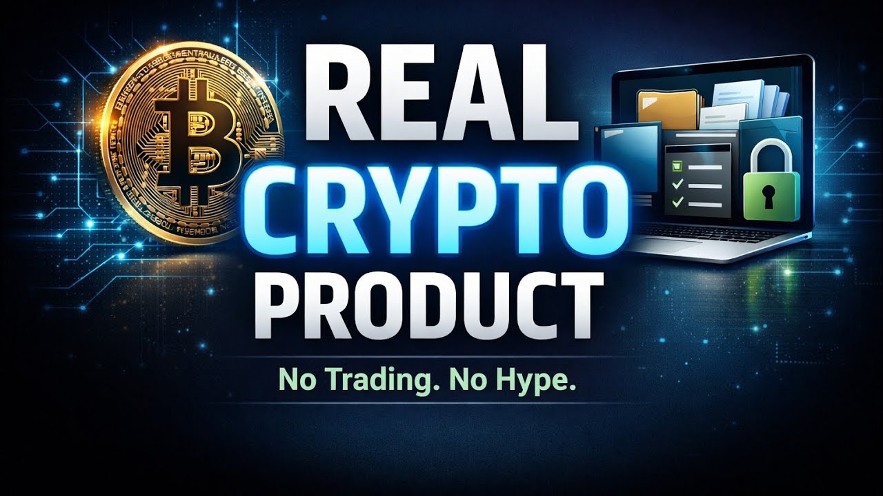 Build a REAL Crypto Product (No Trading, No Hype)