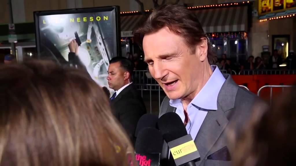 celebrity family feud Liam Neeson Is Speechless On Non-Stop Red Carpet