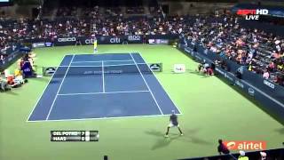 ▶ Juan Martin Del Potro Vs Tommy Haas SF  highlights open at Washington 2013