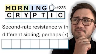 Cryptic Crossword Clues for Beginners | #235