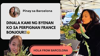 Dinala kami ng byenan ko sa Perpignan France.