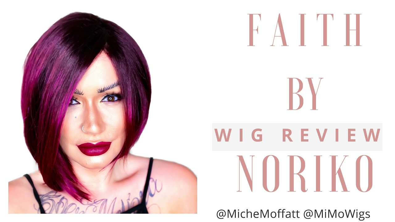 FAITH by NORIKO (Plumberry Jam LR) WIG REVIEW | MiMo Wigs | Alopecia - wigs for hairloss