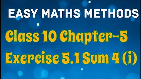 Class 10 Chapter-5 Exercise 5.1 Sum 4 (i) #easymethod #coordinategeometry #mathstricks