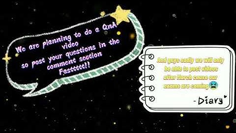 QnA video | Post your questions down below fast!! | Next video in March
