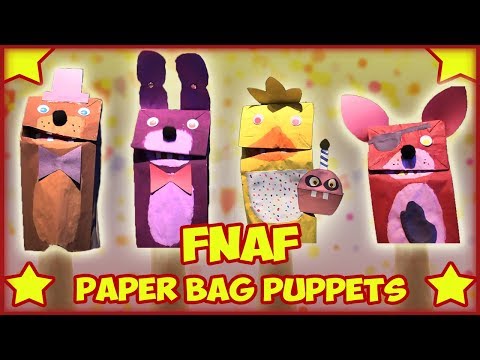 Come fare: Paper Bag Puppets (FNAF)