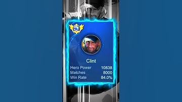 POV: You don’t touch grass #mobilelegends #clint #mlbb